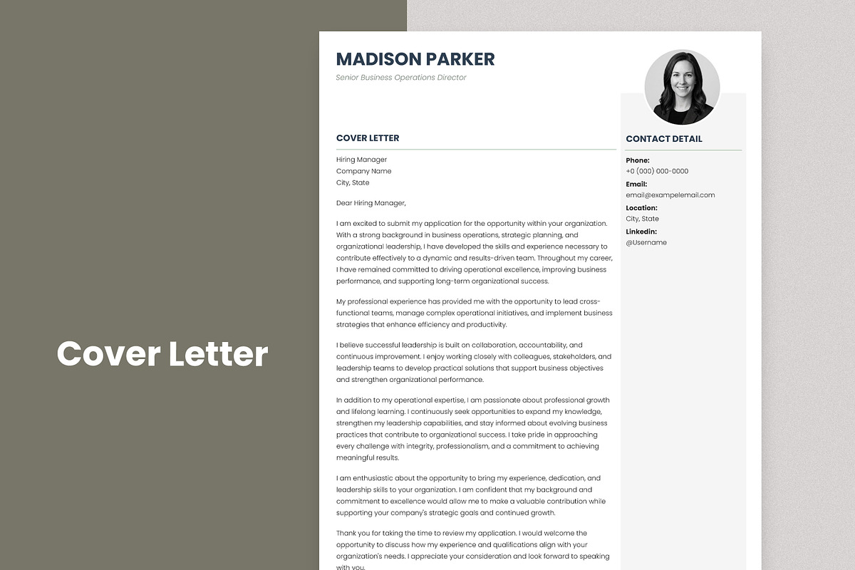 Clean Resume Template, a Resume Template by Anjum Ilyas (Photo 5 of 7)