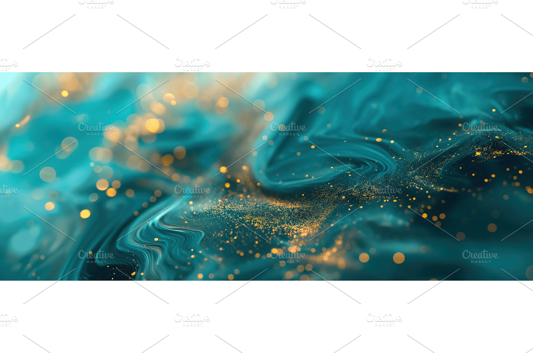 Emerald and Gold Marble Background, an Abstract Photo by BazziBa♥