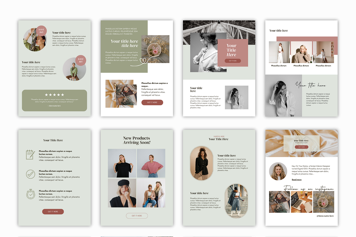 New: Email Marketing Canva Template, an Email Template by Kala and Hansuja Studio (Photo 1 of 5)