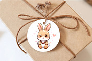 Cute cartoon Bunny 05.TShirt Sticker, an Animal Illustration by KENO Mascots (Thumbnail 4 of 8)