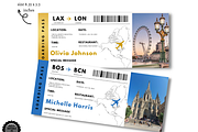 Surprise Travel Ticket Gift, a Card Template by YasdeyDesigns (Thumbnail 2 of 8)