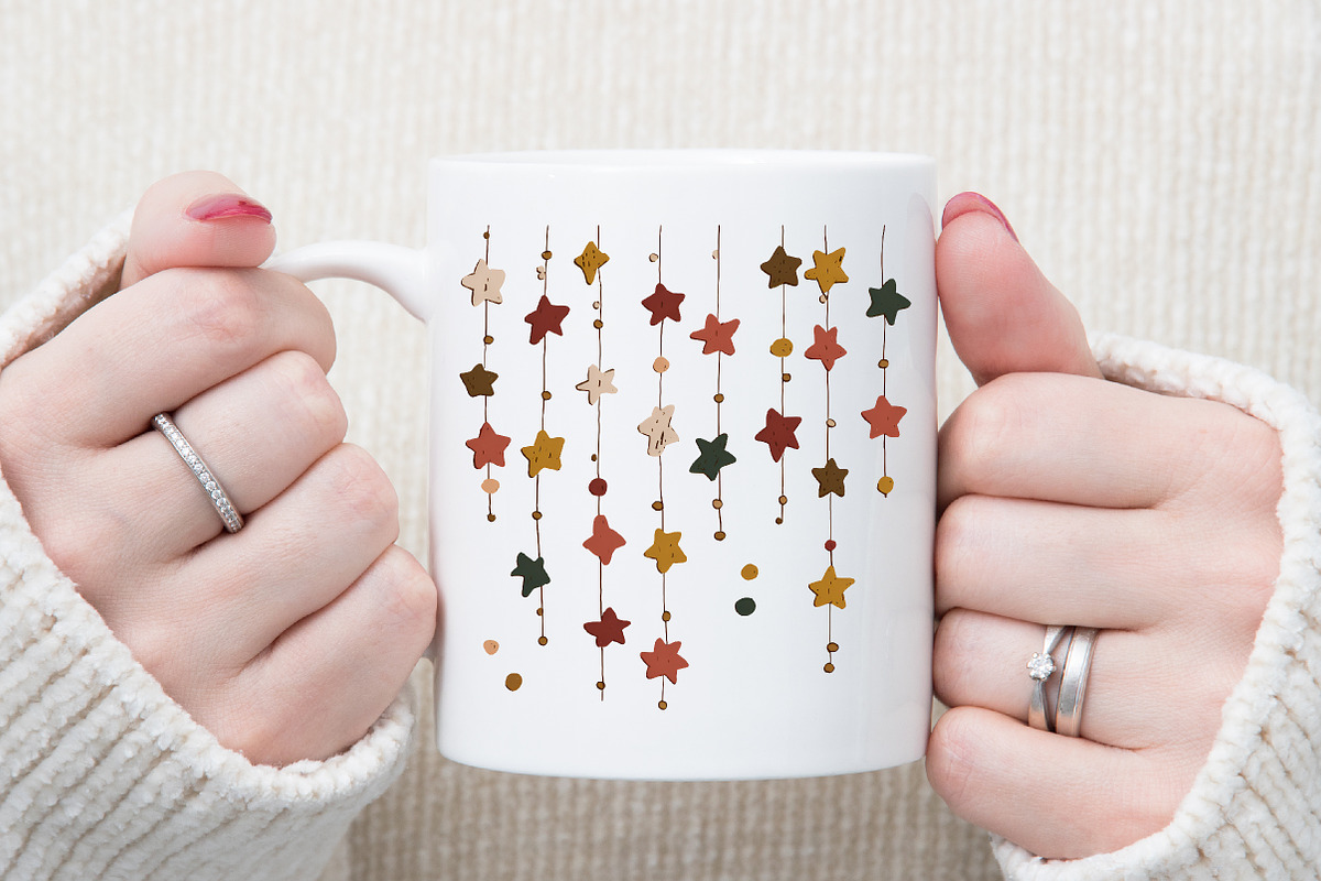 Boho Christmas Clipart Bundle, an Illustration by Sublimation Artist (Photo 5 of 6)