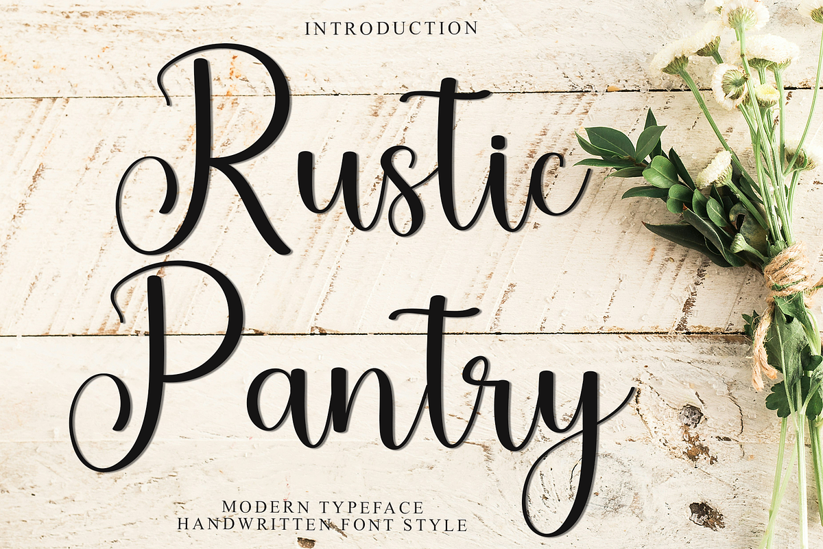 Rustic Pantry, a Handwritten Font by FreshTypeINK (Photo 1 of 8)