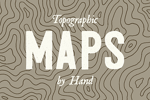 3 Topographic Elevation Maps