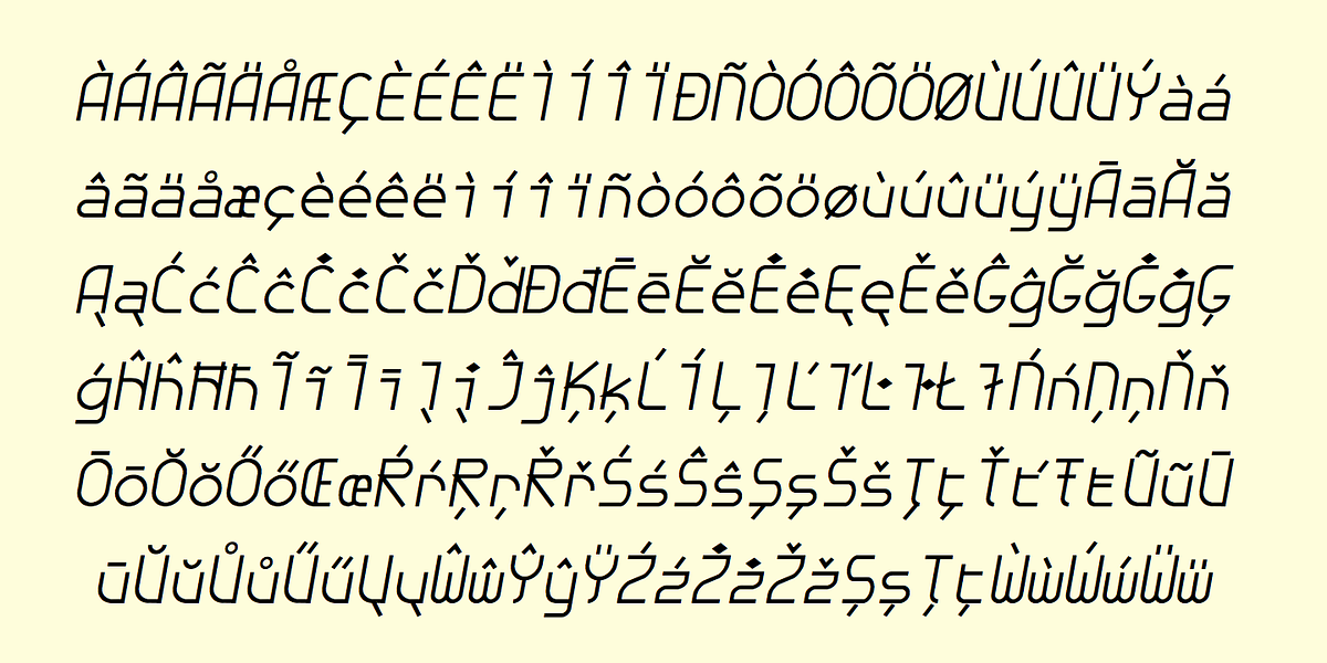GalexicaMono, a Font by Ingrimayne Type (Photo 7 of 7)