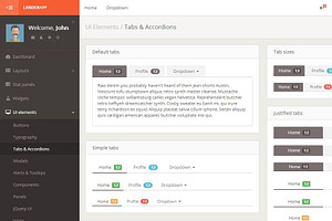 LanderApp - Responsive WebApp