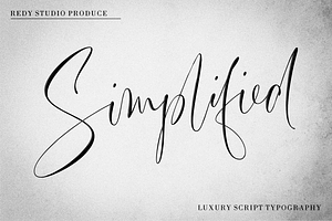 Simplified Casual Chic Font