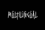 Big Fish DD - rock metal font, a Blackletter Font by doffdog (Thumbnail 5 of 6)
