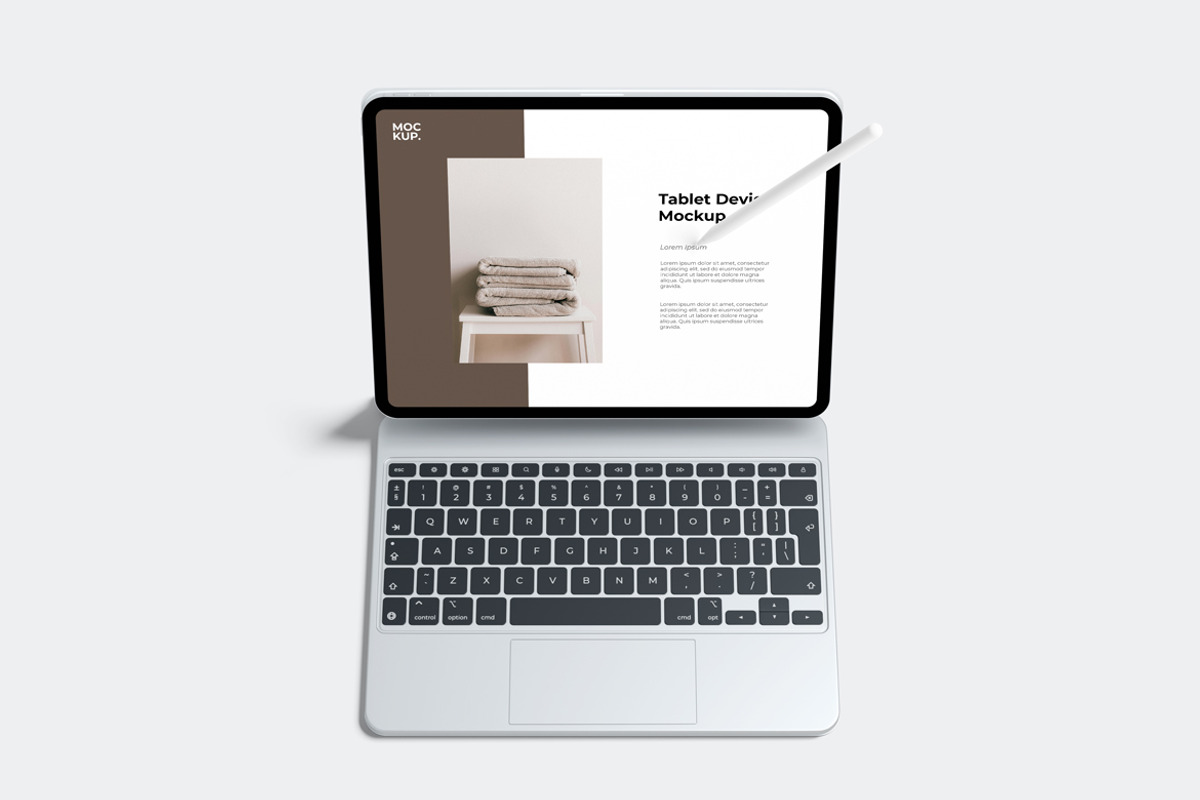 Tablet Device Mockup, an iPad Mockup by Rizky Audymas (Photo 5 of 9)
