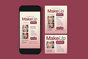 Makeup Artist Flyer, a Flyer Template by graphicook (Thumbnail 3 of 3)