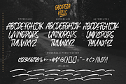 Georgia Hills - A Textured Brush, a Font by Megi Satyo Widodo (Thumbnail 12 of 13)