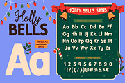 HollyBells – Christmas Sans & Script, a Sans Serif Font by Burntilldead (Thumbnail 2 of 12)