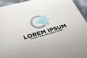 Paper Plane C letter logo, a Branding & Logo Template by REDVY CREATIVE