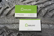 simple house business card, a Business Card Template by Indigo Graphic Shop (Thumbnail 3 of 4)