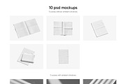 Newspaper Mockup, a Books & Magazine Mockup by WebAndCat (Thumbnail 2 of 13)