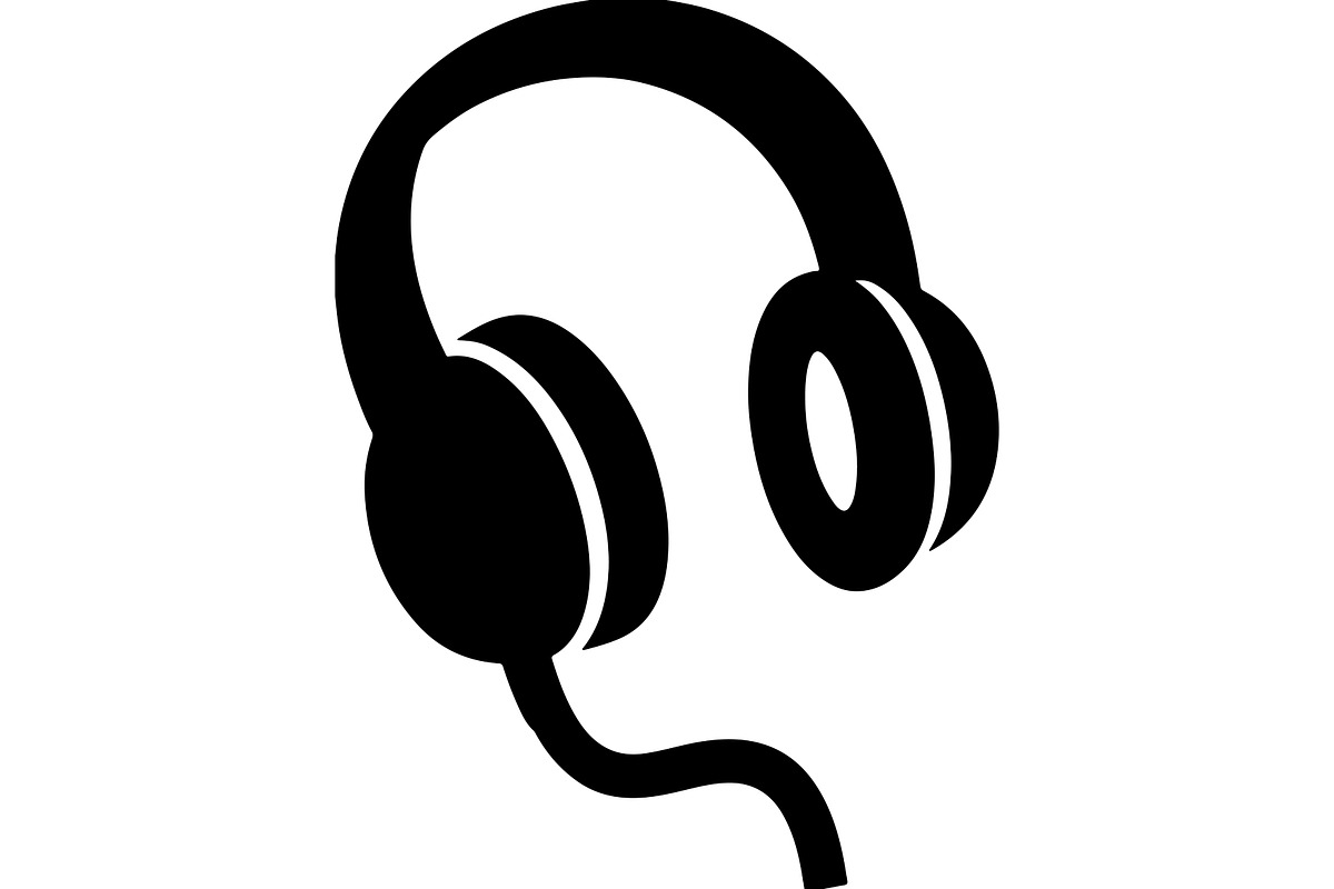 Headphone & Headset Vector Icons, a Technology Illustration by abu67222 (Photo 4 of 9)