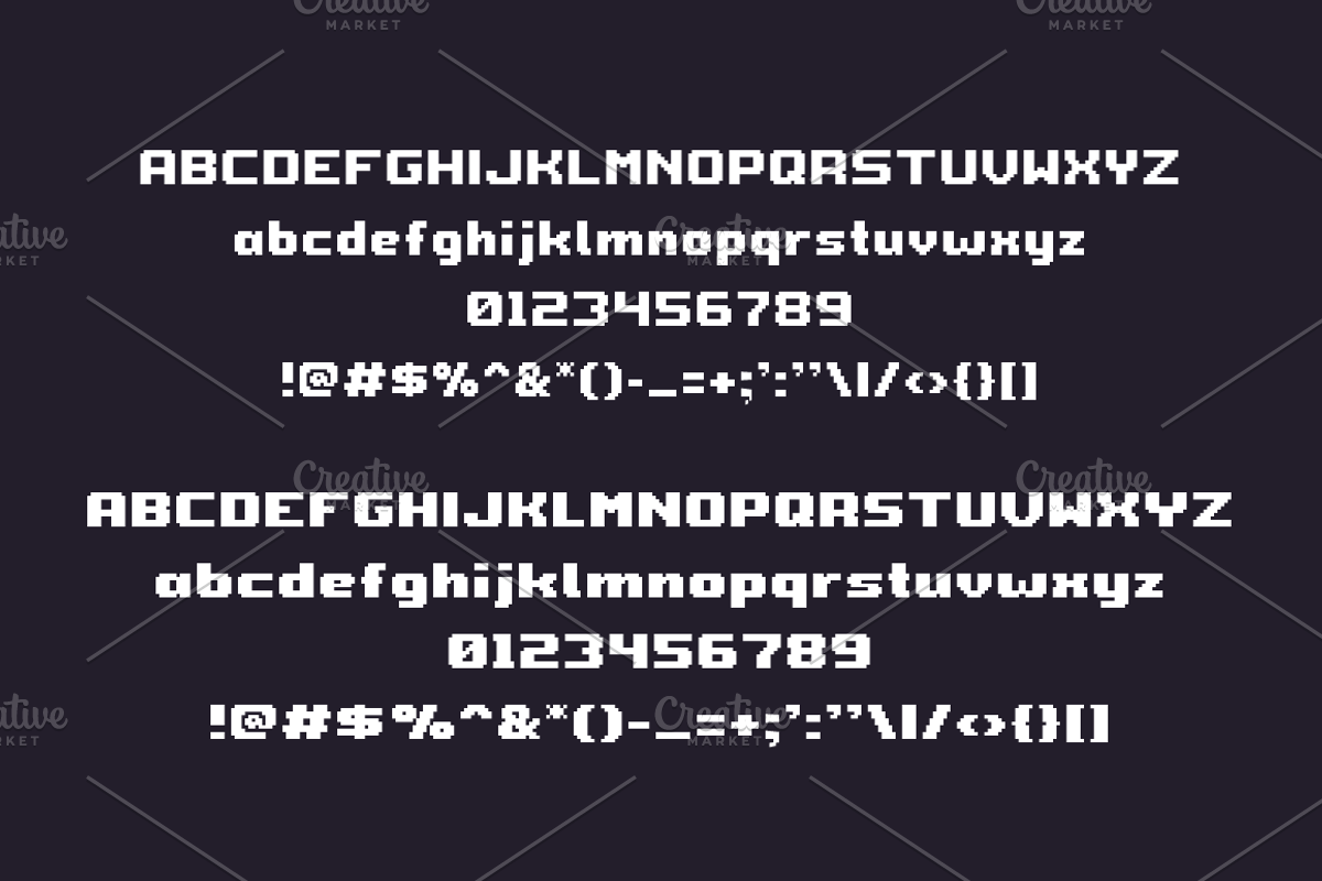 Chubby Choo - Pixel Art Font preview 5