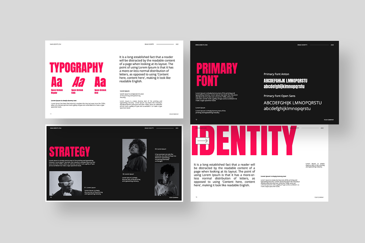 ROE Brand Identity Template, a Presentation Template by Spesifikstd (Photo 4 of 13)