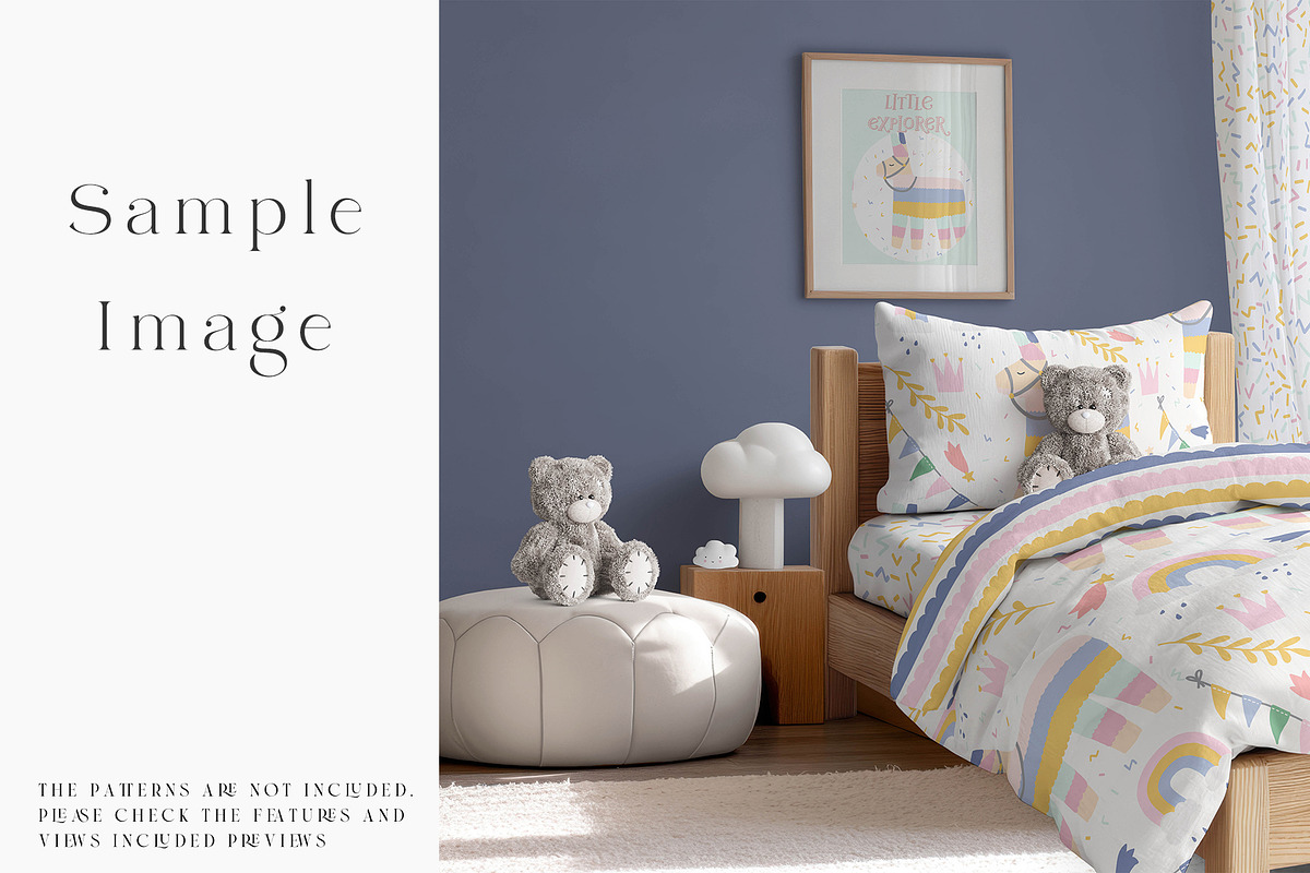 Toddler's Bedding & Wall Mockups, a Mockup by mock-ups (Photo 28 of 30)