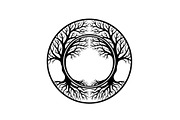 Tree of Life Circle Frame Bundle, an Illustration by Gaye Art (Thumbnail 36 of 51)