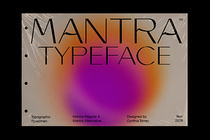 Mantra Typeface Mantratype