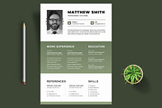 CV Template, a Resume Template by ContestDesign (Thumbnail 1 of 3)