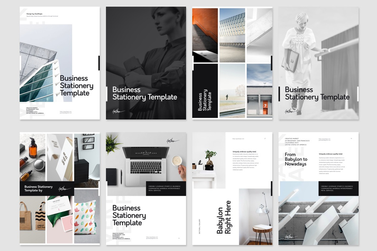 Nano Illustrator Stationery Template, a Stationery Template by Goashape Studio (Photo 6 of 9)