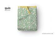 Quilt Blanket Mockup, a Household Mockup by Field Office (Thumbnail 2 of 4)