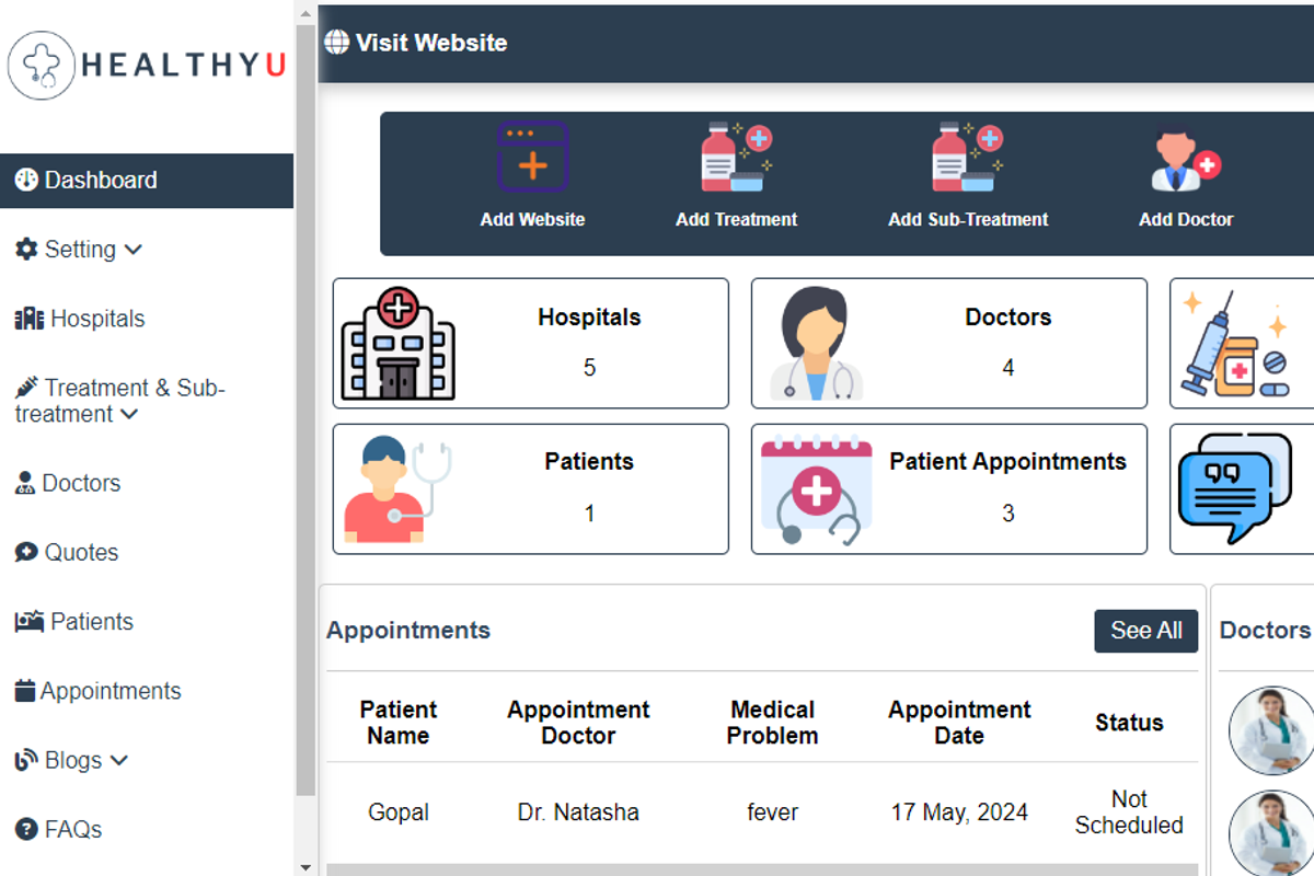 HealthyU - Medical & Doctor Website, a HTML Template by WebGuru (Photo 4 of 25)