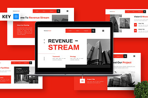 Revenue Stream - Business Keynote, a Presentation Template by Deepslide Studio