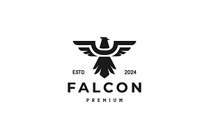falcon bird fly animal predator logo, a Branding & Logo Template by devastd