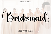 Bridesmaid, a Handwritten Font by FreshTypeINK (Thumbnail 1 of 8)