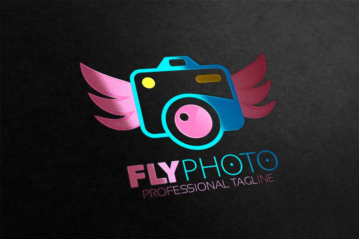 Fly Photo Logo, a Branding & Logo Template by essegraphic
