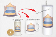 Tent Clipart, a Graphic by Artnoy (Thumbnail 4 of 5)