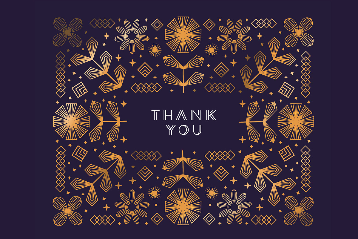 Art Deco Floral Procreate Brushes, a Brush Add-On by Pencil Twist (Photo 10 of 10)
