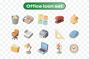 Office 3D Icons set PREMIUM, a Solid Icon by Iwanistic (Thumbnail 2 of 7)