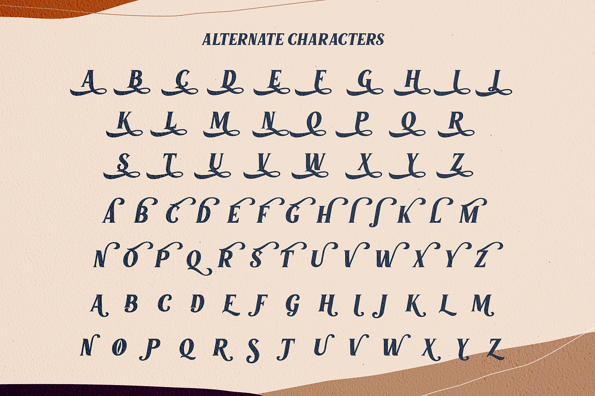 Marons font preview 7