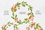 Rowan. Watercolor collection, a Decorative Illustration by Maria's little shop (Thumbnail 3 of 8)