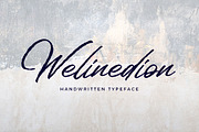 Welinedion, a Script Font by Aantebas (Thumbnail 1 of 5)
