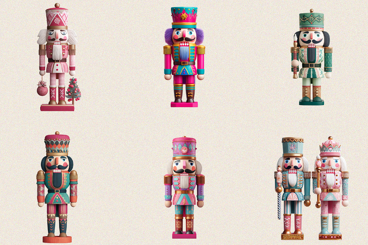 Whimsical Christmas Nutcracker Clipa, an Illustration by SVGArt (Photo 8 of 8)