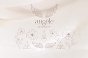 Elegant serif font family Angele, a Serif Font by Angele Kamp (Thumbnail 5 of 9)