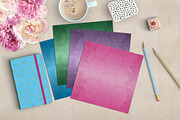 Damask Ombre Scrapbook Papers, a Pattern Graphic by Lavender Mint Graphics (Thumbnail 2 of 2)