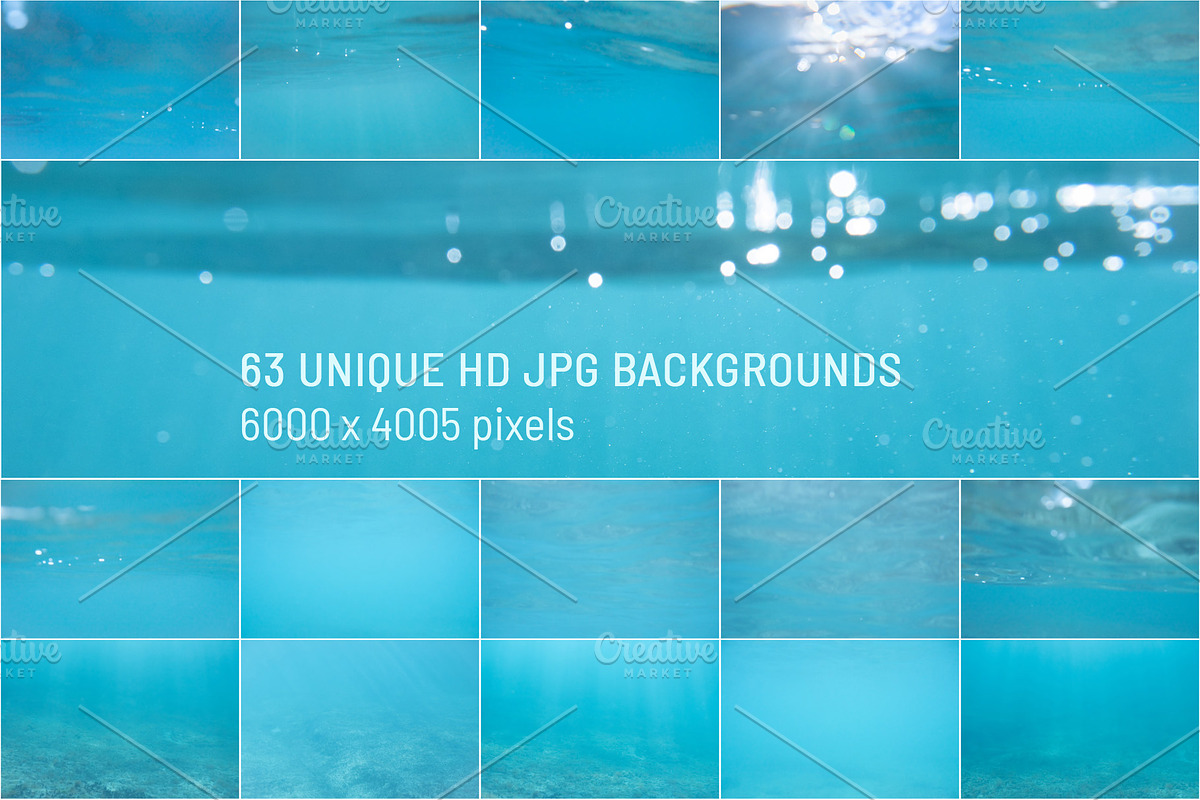 Blue Backgrounds Bundle - Underwater, an Abstract Photo by Sea & Light (Photo 7 of 11)