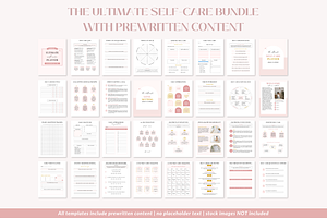 Self-care Bundle Canva Template