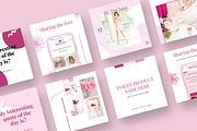 Pink Princess Social Media Templates, a Social Media Template by Marketing Your Brand (Thumbnail 7 of 10)