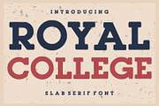 Royal College, a Serif Font by Fourteen Letter (Thumbnail 1 of 5)