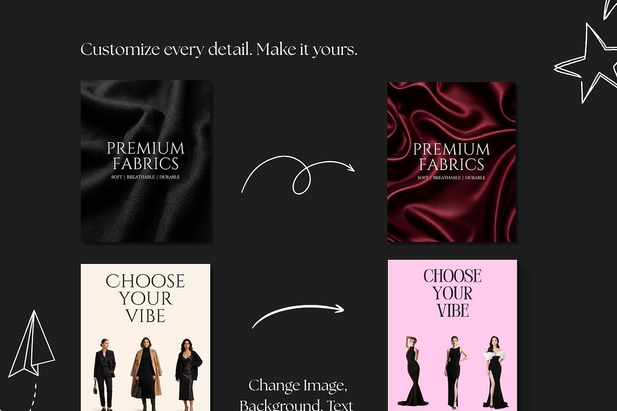 Fashion Instagram Templates, a Social Media Template by Arslan (Photo 6 of 8)