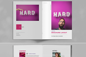 Magenta Studio Promo Brochure Layout