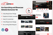 Autonic Car Searching Elementor Kit, a WordPress Template by Techeshta Solutions (Thumbnail 1 of 5)