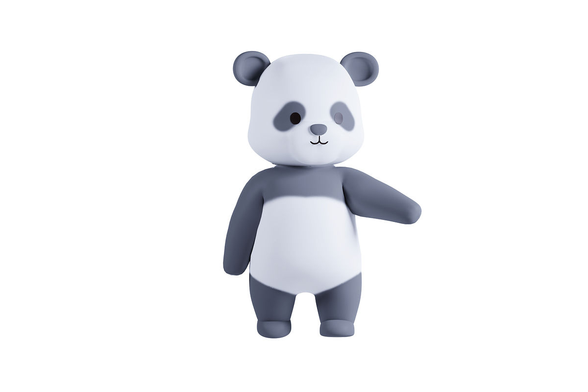 3D Pack Cute Animal Panda, an Animal 3D Model by Astuti Studio (Photo 9 of 11)